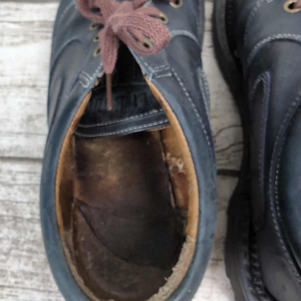 John Fluevog 7th Heaven Supervog Chunky Sole Oxford Black Men 7.5 Women 9.5 - Picture 7 of 11